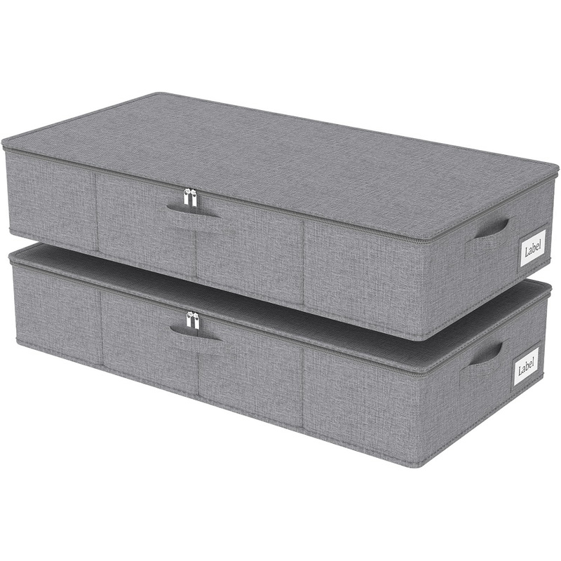 Underbed Storage Box Flat Fabric with