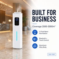 Diffuseur d'arômes sur pied GAM-1500F, nébuliseur de parfum, machine à parfum pour magasin de détail, écran tactile et contrôle par application