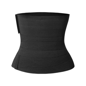 Cinturón moldeador de cintura para mujer, talla única, de fibra de poliéster gruesa, cinturón moldeador de abdomen con cierre de velcro - Product Image 4