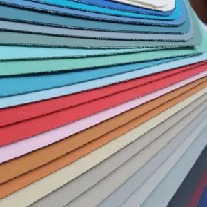 Factory Price Waterproof Pvc Faux Leather Rolls Synthetic Embossed Synthetic Colorful Leather Fabric For Furniture For Sofa