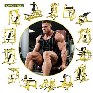 Équipement de musculation de style américain Machine robuste et stable pour la gymnastique industrielle en fer et l'entraînement musculaire des athlètes - Product Image 1