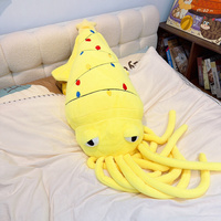 Vente en gros d'usine OEM ODM : Peluche unique de poulpe/squatteur en forme de sapin de Noël, jouet en peluche doux pour cadeau de Noël et décoration intérieure