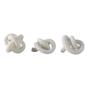 Scultura Ornamentale con Nodi di Quarzo, Decorazione Contemporanea per Casa, Mensola, Bagno, Ufficio - Product Image 1