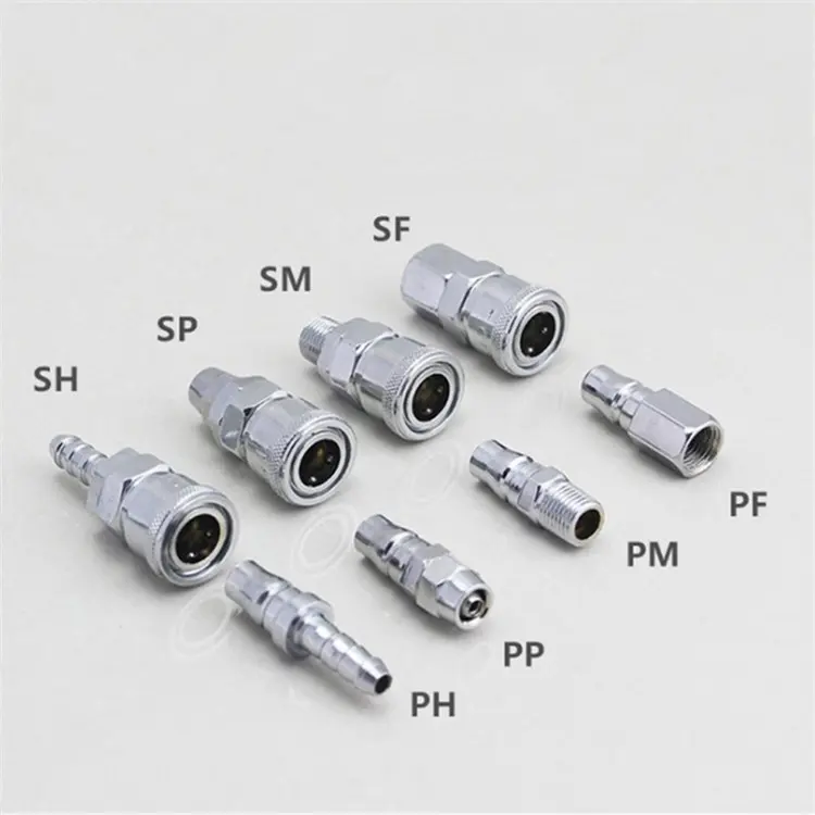 Jepang Gaya Besi C-Type Air Fitting Selang Coupling Pneumatik Coupling Cepat Rilis Cepat Connect Coupling Konektor Pas