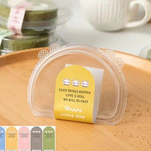Rollo de Pastel <span class=keywords><strong>Sam</strong></span> Estilo Japonés, Rollo Suizo, Caja Individual para Hornear, Portátil, Transparente, Dividida y Empacada - Product Image 5