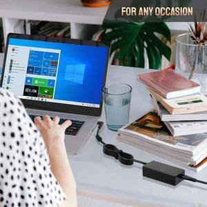 Adaptador de Corriente Delgado para Laptop, 40W 12V 3.3A, Cable de 2.4m, Enchufe Estadounidense, Certificación CE FCC ROHS, Garantía de 2 Años - Product Image 3