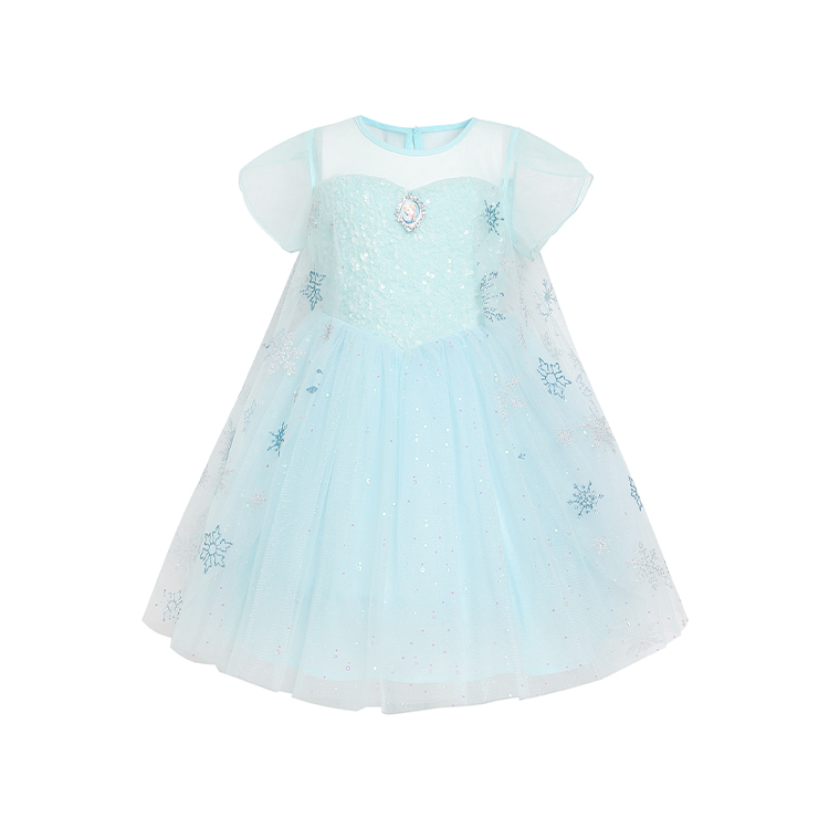 sachin and babi light blue dress Elsa Winter Frozen Dresses for Girls for sale main image 0