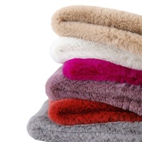Tissu en fausse fourrure de luxe, 20 mm, 25 mm, 30 mm, 38 mm, 55 mm, tissu en fourrure de lapin, tissu en peluche