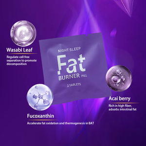 เพอร์ซีค 40 เม็ด ยาลดไขมั<span class=keywords><strong>น</strong></span>กลางคื<span class=keywords><strong>น</strong></span> ผสมสารสกัดจากใบวาซาบิ-ช่วยให้นอนหลับลึกและเผาผลาญไขมันสำหรับผู้ใหญ่ 2 เม็ดต่อวัน - Product Image 3