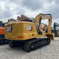 Excavatrice sur chenilles Caterpillar Cat320GC d'occasion, grande taille, hydraulique, d'origine japonaise, en bon état, à vendre à prix abordable
