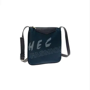 HEC Shopping Online 2022 borsa a tracolla in pelle tipo sportivo moda donna borsa a tracolla