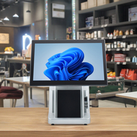 Vente en gros de système de point de vente tout-en-un à écran tactile de 15.6 pouces pour caisse enregistreuse électronique de restaurant