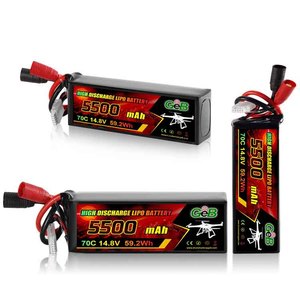 GEB 3000mAh RC Oyuncak Pil Paketi Şarj Edilebilir FPV Pil 3S <span class=keywords><strong>11.1V</strong></span> 4S 14.8V 50C 3000mAh <span class=keywords><strong>Lipo</strong></span> Lityum Pil RC Araba RC Drone İçin - Product Image 5
