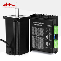 Moteur pas à pas hybride Kaihong 86x86x156mm Nema 34 DC 36V 2 phases 12NM pour kit CNC 3/4 axes et driver DM860H
