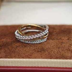 Anillo Moderno Chapado en Oro de 18K de UM Jewelry, Venta al por Mayor para Uso Diario Unisex/Hombres/Mujeres, Regalo de Aniversario, Combinación Casual - Product Image 3