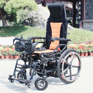 Silla de Ruedas Eléctrica con Función de Bipedestación para Personas con Discapacidad, Freno Electromagnético, Suministros de Rehabilitación y Terapia - Product Image 4