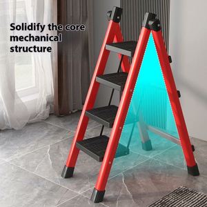 Bán Buôn Gấp Thang Xách Tay Bước Kim Loại Mini Thang Có Thể Gập Lại Thép Bước Thang Cho Nhà Trong Nhà Hội Thảo - Product Image 5