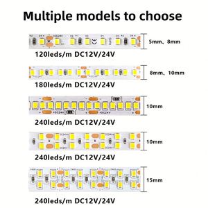 شريط إضاءة LED من نوع QM بطول 120 مصباح/متر بألوان RGB لغرف الألعاب، بطول 150 قدم لتزيين الغرف، إضاءة مرنة - Product Image 6
