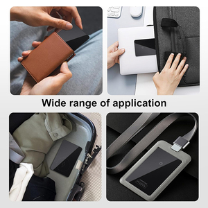 Saqico デュアルシステム スマート<span class=keywords><strong>GPS</strong></span>トラッカー（Google Find My対応）プラスチックカード型キーウォレット、ペット＆車用充電式ロケーター - Product Image 5