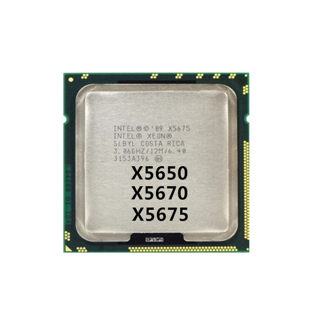Used CPU for Intel Xeon X5650 X5670 X5675 X5680 Bulk Stock Wholesale Cpu Processor