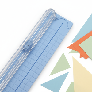 Vente flash EMDA A3 Coupe-papier manuel bleu petit format et machine à découper DIY Outil de coupe coulissant Modèle 657877 - Product Image 1