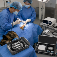 Sistema Quirúrgico Veterinario XY RJ01 para Procedimientos Ortopédicos con Velocidad Variable, Múltiples Piezas de Mano y Pedal