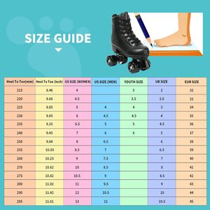 Topsupply Bán Buôn Con Lăn Giày Trượt Với Nhà Máy Giá Aamzon Chất Lượng Cao Đôi Hàng Bốn Bánh Unisex Con Lăn Giày Trượt - Product Image 3