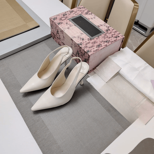 Zapatos de Tacón Alto Jimmy para Mujer, con Punta en Pico y Tira Trasera, Elegantes y sin Talón, para Oficina, Uso Diario y Trabajo - Product Image 2