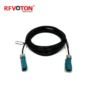 RF Jumper Cáp lắp ráp fakra để fraka RF nối đôi với RG174 cáp đồng trục lắp ráp - Product Image 2