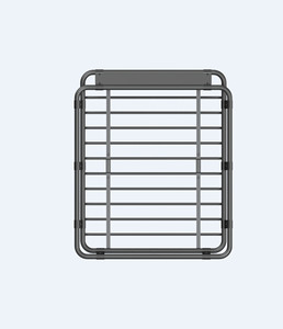 Panier de chargement de toit de voiture extra large-Électrophorèse et acier enduit par pulvérisation, stockage 160L - Product Image 5