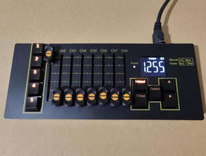 Small Battery <b>DMX</b> <b>Lighting</b> <b>Controller</b> Console KTV Room Home Party Karaoke Mini Stage Light Control Simple Dimming Scenes Chase - Product Image 5