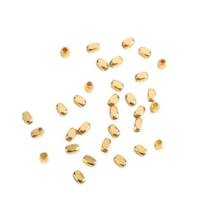 Perles d'espacement rectangulaires plaquées or 18 carats, couleur inaltérable, pour la fabrication de bijoux DIY, bracelets, colliers, fournitures d'artisanat - Product Image 5