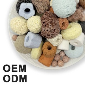 Céramique écologique mixte 12-<span class=keywords><strong>en</strong></span>-1 pour aquarium et bassin, favorise la croissance des bactéries, microporeuse, purifie l'eau - Product Image 1