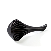 Jarrón de Flores Negro Impreso en 3D, 15 cm, Tratamiento de Superficie Personalizable, Decoración del Hogar, Regalo para Niños, Boda, Festival