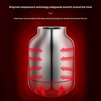 Carafe isotherme intelligente en acier inoxydable 316, grande capacité, pour usage domestique, théière portable d'extérieur avec infuseur à thé