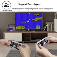 Console de jeu portable à écran de 2,8 pouces 8 bits au prix d'usine, 200 jeux rétro classiques, manette sans fil, prend en charge deux joueurs