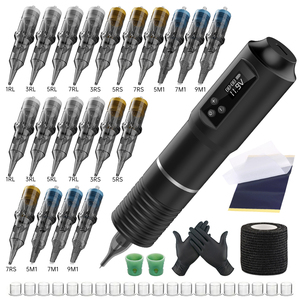 <b>Electric</b> Tattoo Gun Machine Set Complete Tattoo Machine <b>Kit</b> for Body Art Professional Artists Supply for Professional Use - Product Image 3