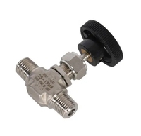 Furui-Mini vanne à aiguille à filetage mâle forgée, avec capot intégral, alimentation manuelle, instrumentation de gaz naturel