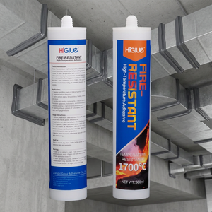 Adhésif-colle haute performance HiGlue, ignifuge et résistant aux hautes températures, pour l'adhésion de revêtements extérieurs résistants au feu - Product Image 1