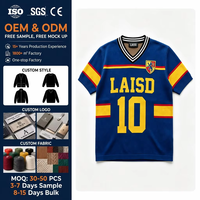Pull-over à motif géométrique personnalisé avec logo pour homme, pull à manches courtes, pull de football, col en V, tricot d'été, tricot décontracté