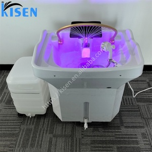 อ่างสระผมคิเซ็น คัลเลอร์ฟูล ไลท์ เธราพี วัสดุคุณภาพสูง ทนทาน พร้อมถังเก็บน้ำ แบบพกพา ไม่ต้องต่อท่อ ไม่ต้องติดตั้งระบบประปา - Product Image 4