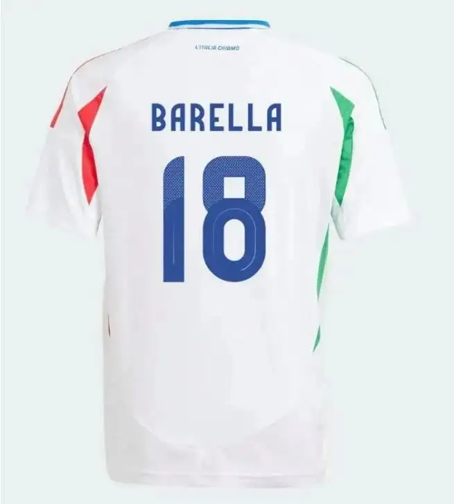 2024/2025 Italia CHIESA Soccer Jerseys Italy 125th RASPADORI VERRATTI BARELLA DONNARUMMA Shirt Short Pants Featuring TOTTI