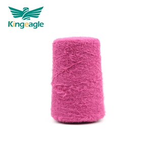 Grosir Pabrik Kingeagle benang rambut Mink poliester 7-8NM 100% kustom untuk rajutan - Product Image 5