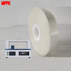Hot Melt Adhesive Strapping Roll Transparent OPP Band Film Tape 20mm for Banding Machine