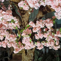 Personnalisable fait à la main 2.4m Faux cerisier faux cerisier arbre de fleurs de cerisier pour centre commercial Restaurant intérieur paysage Design d'intérieur