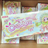 Set Completo di 12 Scatole Misteriose con Peluche Coniglietto a Tre Tasche, Giocattoli da Collezione Kawaii