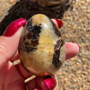 Fabrikgroßhandel Natürliches Septarium Gravur Ei Hohe Qualität Septarian Kristall Ei zur Dekoration - Product Image 3