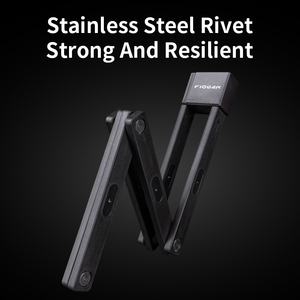 एंटी-चोरी पोर्टेबल साइकिल फोल्डिंग लॉक, कुंजी वाटरप्रूफ सुरक्षा साइकिल लॉक - Product Image 2