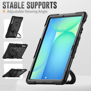 Étui <span class=keywords><strong>pour</strong></span> <span class=keywords><strong>tablette</strong></span> en silicone antichoc <span class=keywords><strong>pour</strong></span> <span class=keywords><strong>Samsung</strong></span> Galaxy Tab S10 FE Plus X620 X626B 2025 avec béquille à poignée rotative à 360 ° - Product Image 6