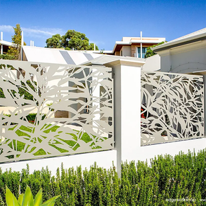 Affordable Reliable Laser Cut Aluminum Fence Panels Screen Fence Garden Fencing Outdoor - Product Image 1